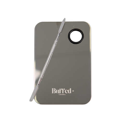 Small Metal Mixing Palette & Spatula